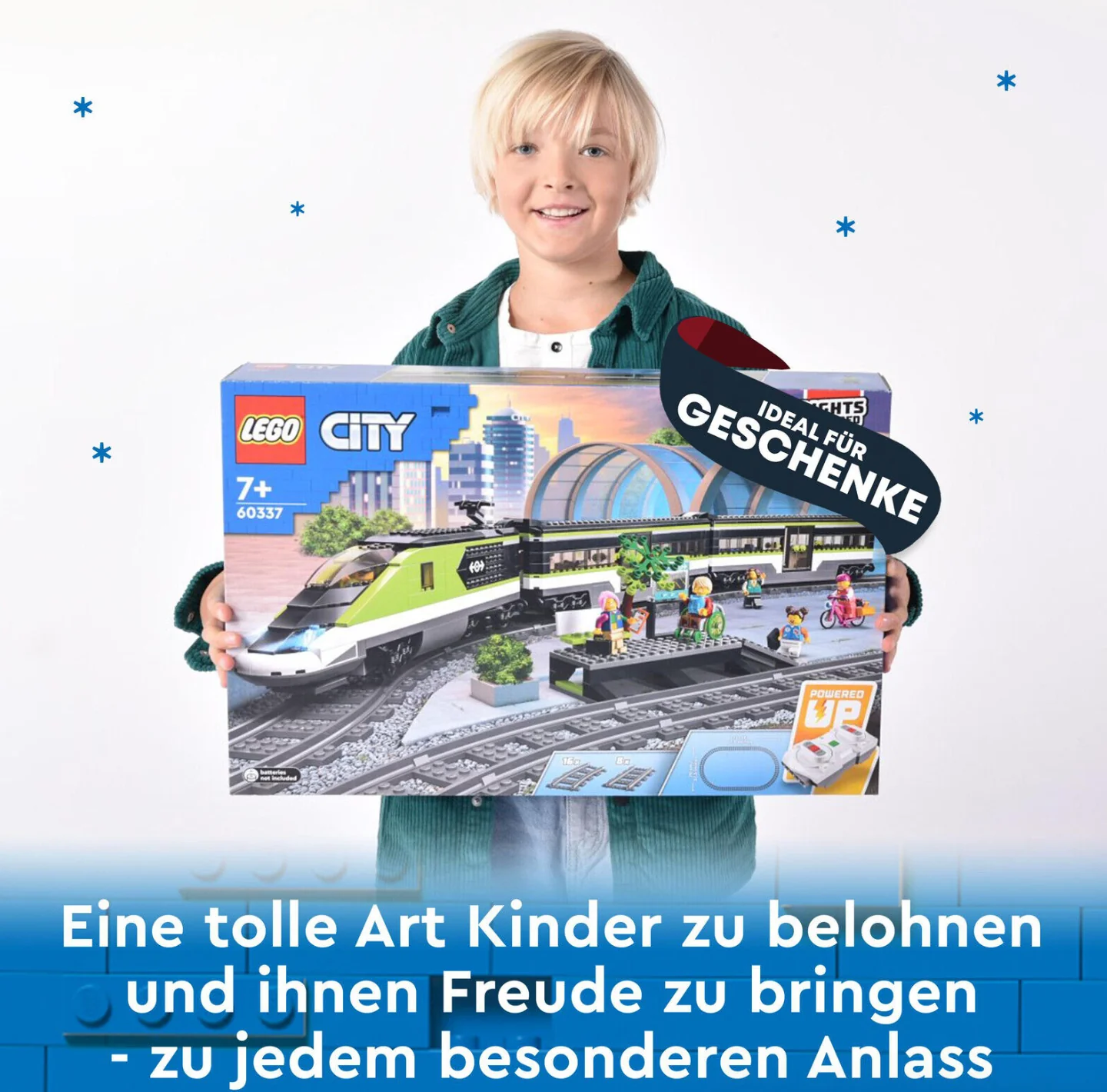 City 60337 Personen-Schnellzug Bausatz, Mehrfarbig