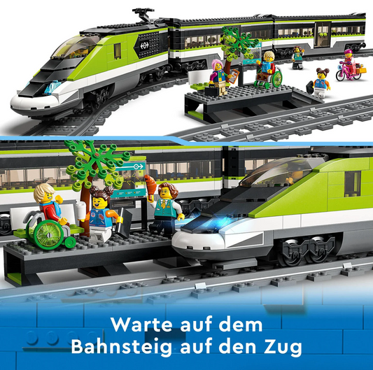 City 60337 Personen-Schnellzug Bausatz, Mehrfarbig