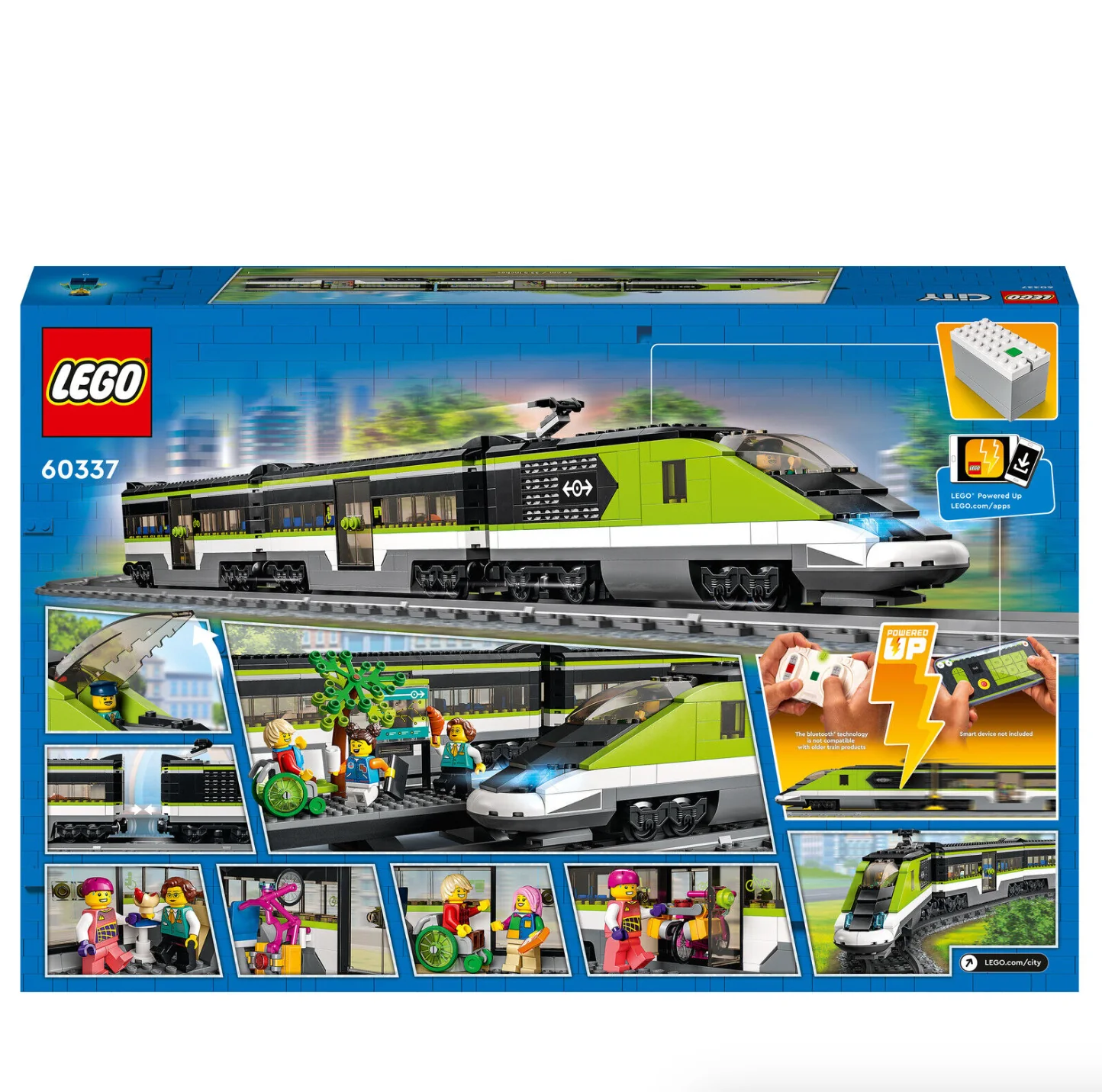 City 60337 Personen-Schnellzug Bausatz, Mehrfarbig