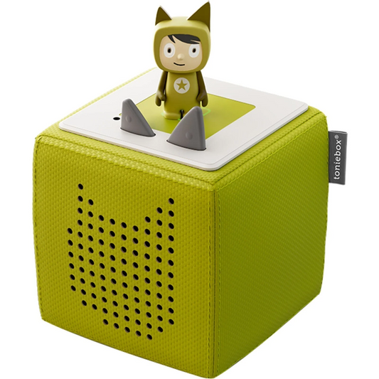 Tonies Toniebox Starterset Grün (Kreativ-Tonie), Lautsprecher
